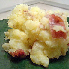 Crushed Red Potatoes with Garlic
