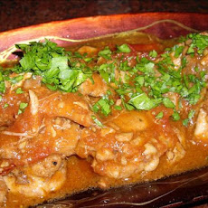 Chicken in Red Wine Vinegar