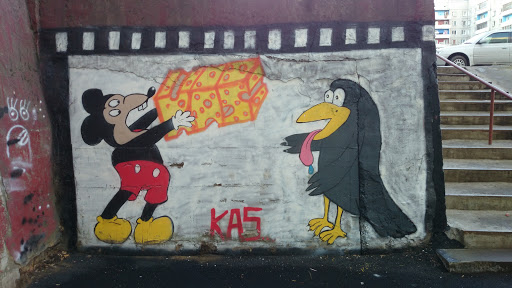 Graffiti - Mouse and Cheese