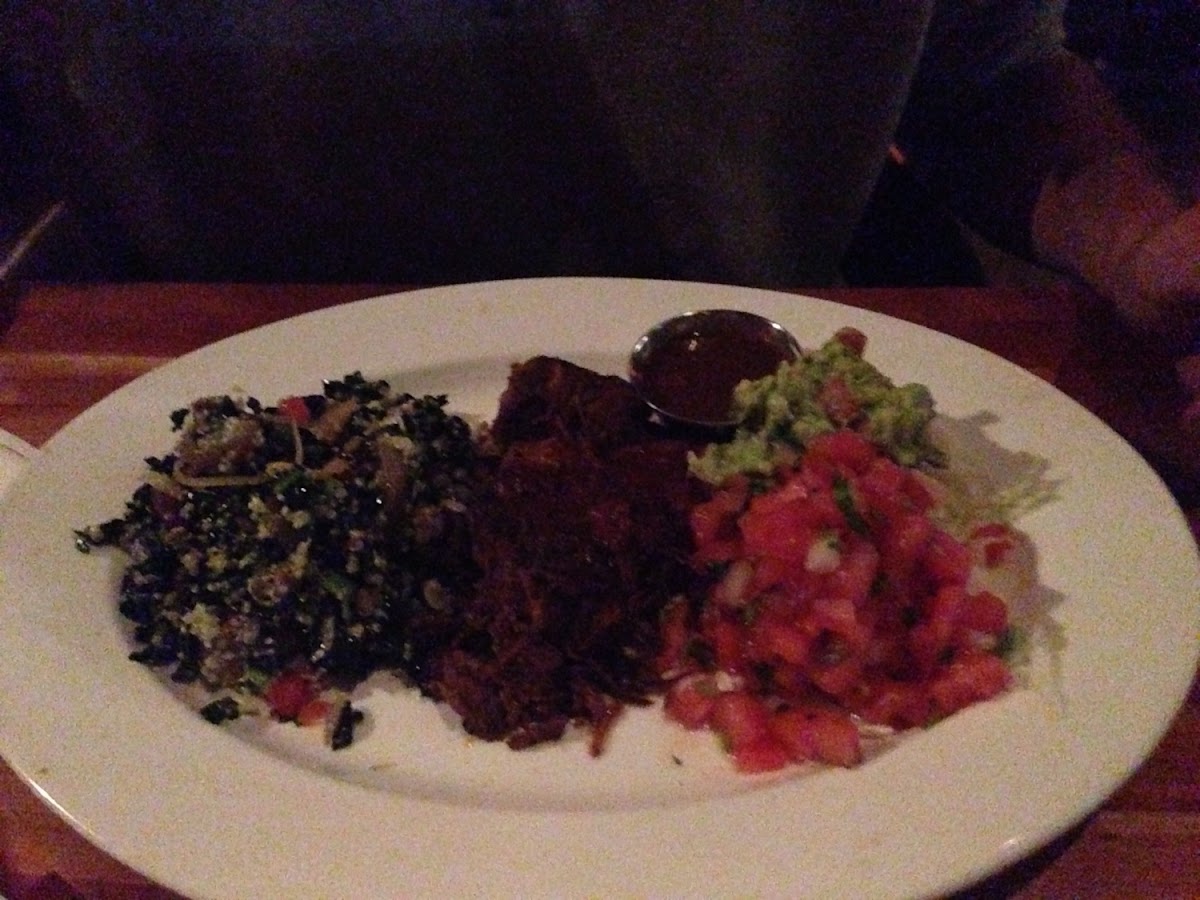 Short rib tacos. Kale salad.