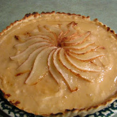 Pear Crème Brûlée Tart