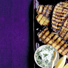 Grilled Eggplant with Yogurt Sauce