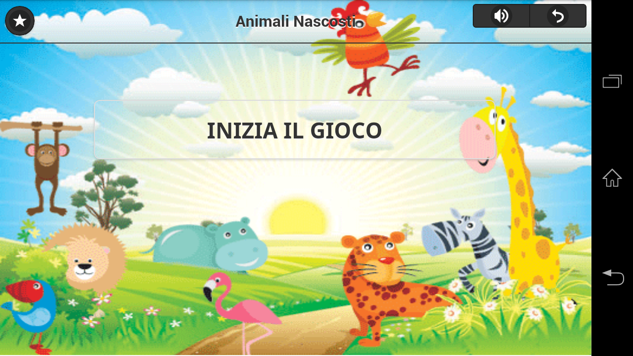 Android application Hidden Animals for Kids screenshort
