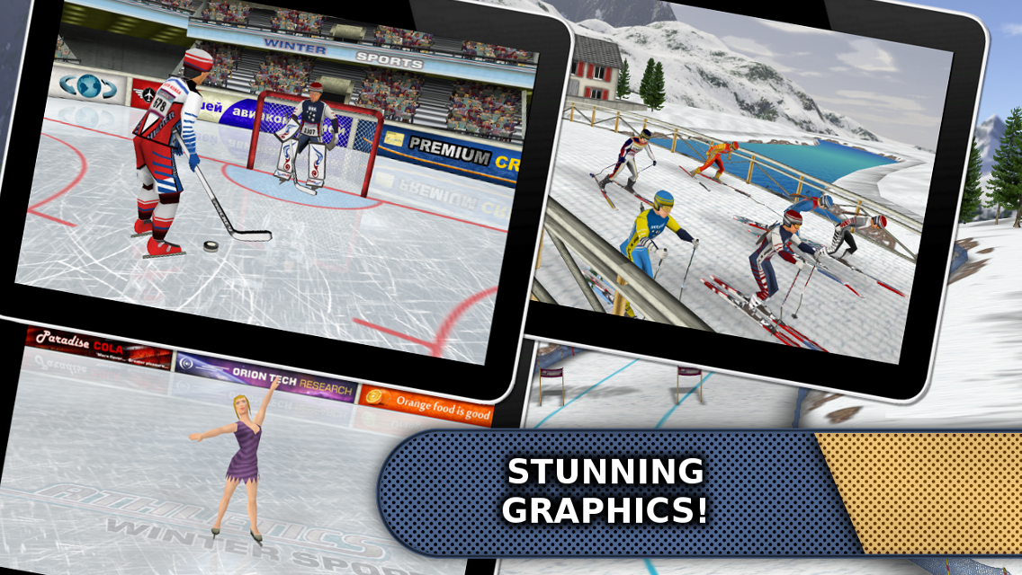 Android application Athletics: Winter Sports screenshort