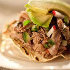 Shredded Beef Tostadas (Salpicon)