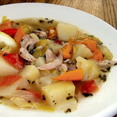 Tangy Greek Chicken Soup (Crock Pot or Not)