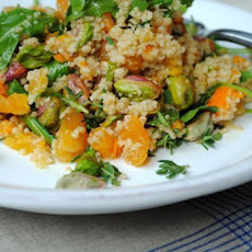 Pistachio, Apricot, & Arugula Couscous