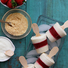 Strawberry Shortcake Popsicle