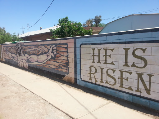 He is Risen Mural