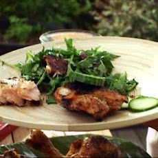 Teriyaki Chicken with Pickled Cucumbers