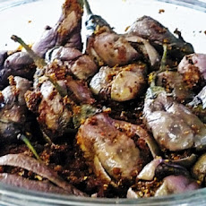 Brinjal With Walnut Dressing