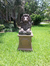 Stone Lion Sculpture