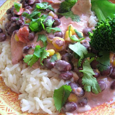 Crock Pot Chicken W/ Black Beans and Cream Cheese...yum!