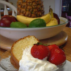 Lemon Almond Sour Cream Pound Cake