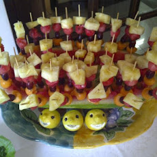 Tropical Fruit Party Skewers