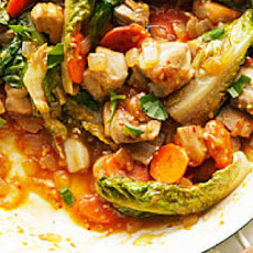 Asian Chicken with Little Gem Lettuce