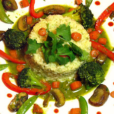 Veggie Curry with Pineapple- Coconut Jasmine Rice