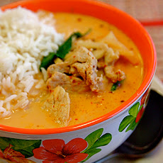 Creamy Curry Pork and Rice Bake