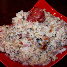 Risotto Mouselin (Rice and Prosciutto Dish)