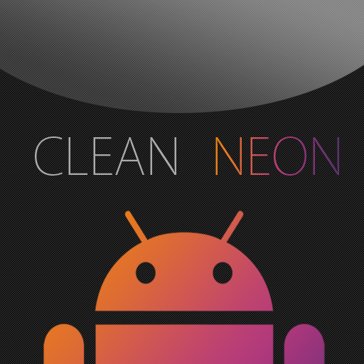 GO SMS Clean Neon Theme 個人化 App LOGO-APP開箱王