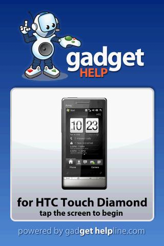 HTC Touch Diamond Gadget Help