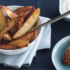 Roasted Potato Wedges with Cilantro-Lime Mayonnaise