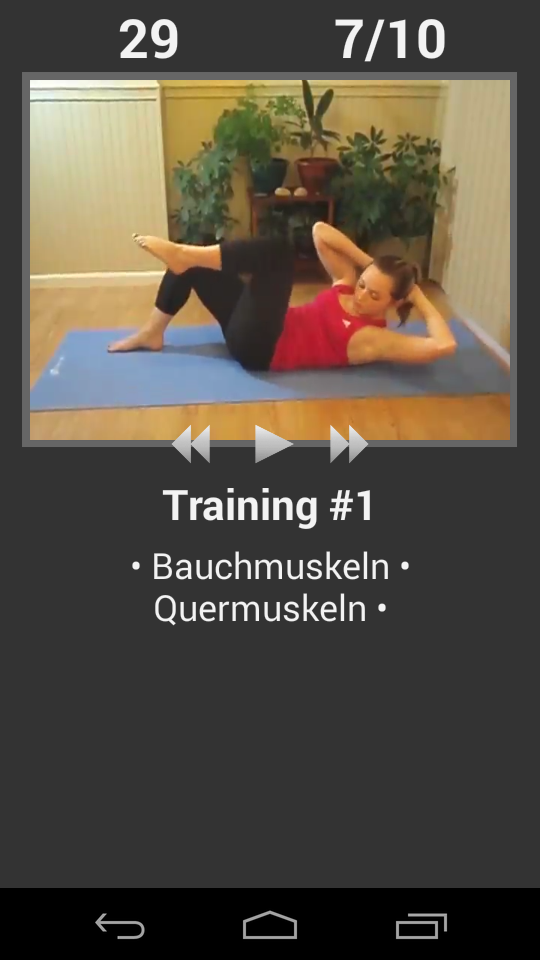 Android application Daily Ab Workout - Abs Trainer screenshort