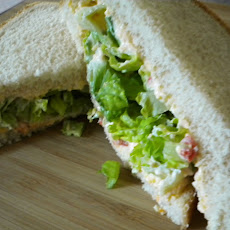 A Dressed Up Lettuce Sandwich