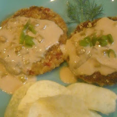 Crab Cakes With Chardonnay Cream Sauce
