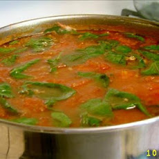 Sausage and spinach soup