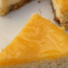 Lemon Curd Marbled Cheesecake