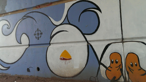 Cwrt-Yr-Ala Rd Underpass Mural