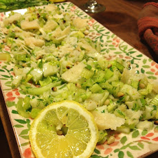 Date night celery and fennel salad