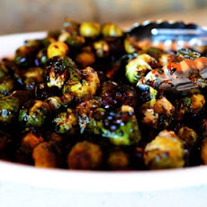 Brussels Sprouts with Balsamic and Cranberries