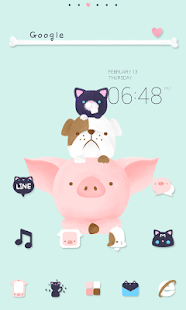 download Cute Pet dodol launcher theme free