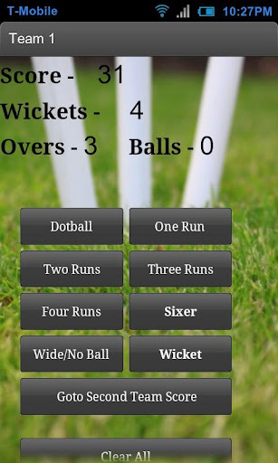 Cricket Score Counter