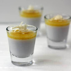 Coconut Panna Cotta with Lime Curd