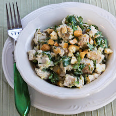 Leftover Turkey (or chicken) Salad with Indian Spices, Lemon, and Cilantro