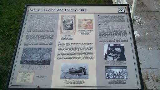 Seamen's Bethel and Theatre Historic Marker