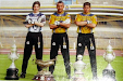 Pumas Dama O Caballero 0809 Blanco Azul Y Oro 