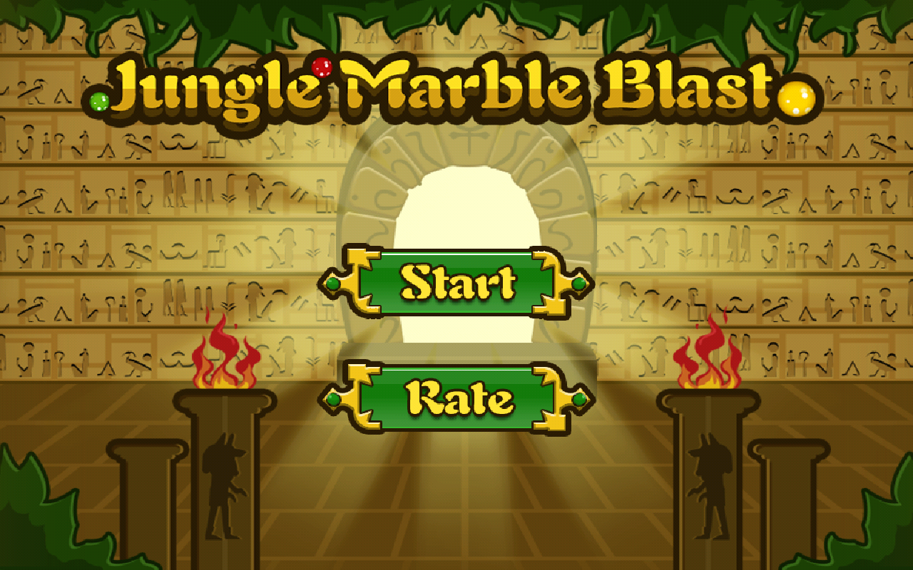 Android application Jungle Marble Blast screenshort