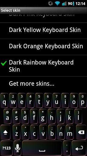 Dark Color Keyboard Skin