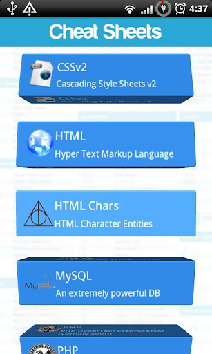 【免費書籍App】Cheat Sheets-APP點子