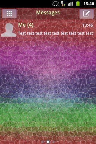 GO SMS Theme Stained Glass