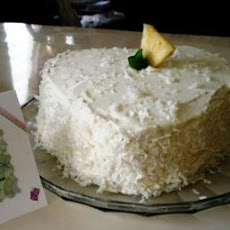 Lemon Layer Cake With Pineapple Filling