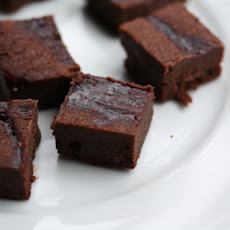 Chocolate-Raspberry Mini Brownies