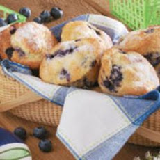 Sour Cream Blueberry Muffins