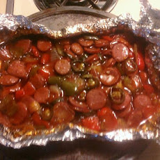 Big Ol' Mess (Smoked Sausage in Spicy Sweet Sauce)