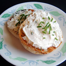 Chive and Onion Yogurt and Cream Cheese Spread