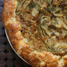 Fennel and Onion Galette with Gruyere Crust